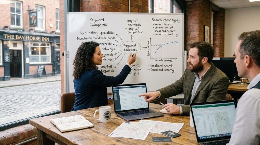 How do I find the most relevant keywords for my small business website?