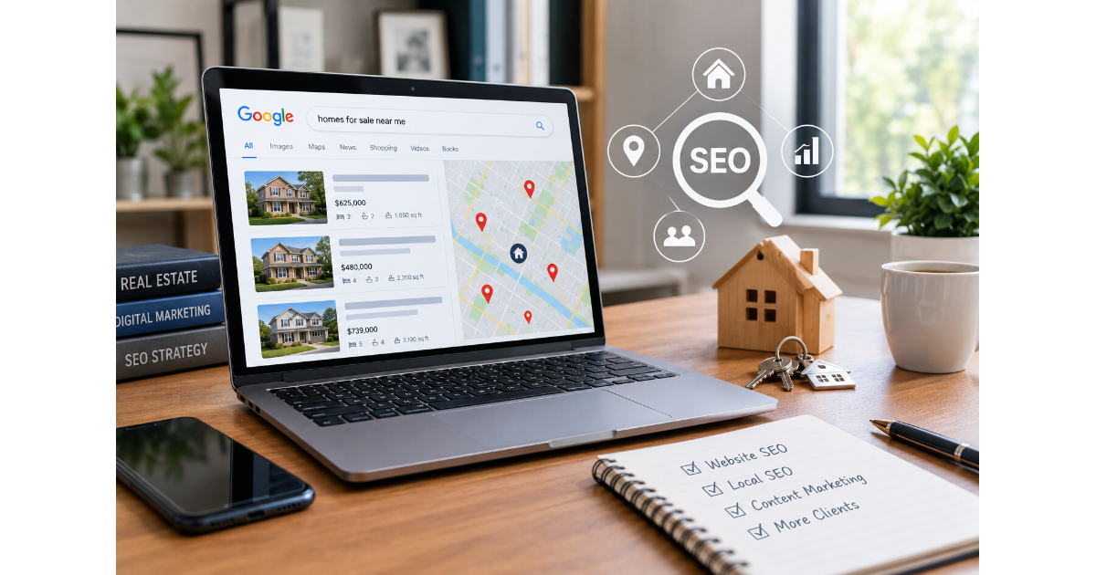 Real estate SEO helping agents attract clients through online search