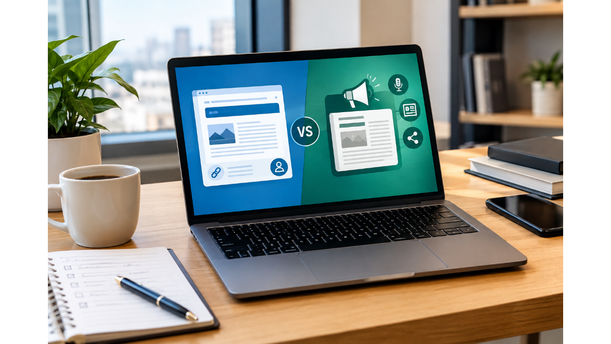 Guest posting vs digital PR for building website authority